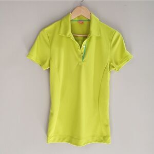 🦋3/$20 Puma Small Yellow Short Sleeve Althletic Top Polo
